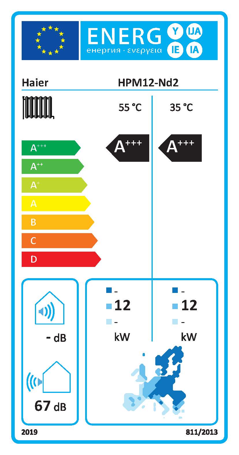 Wärmepumpe Monoblock Haier 12 KW, R290, inkl. Inbetriebnahme