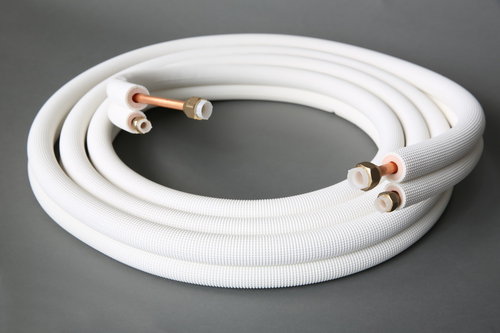 Kältemittelleitung,  P-245, 1/4" und 1/2", gebördelt, 5 Meter
