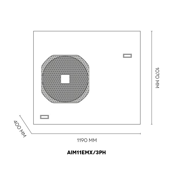 Wärmepumpe Monoblock Argo IM11EMX 11,0 KW Heizleistung