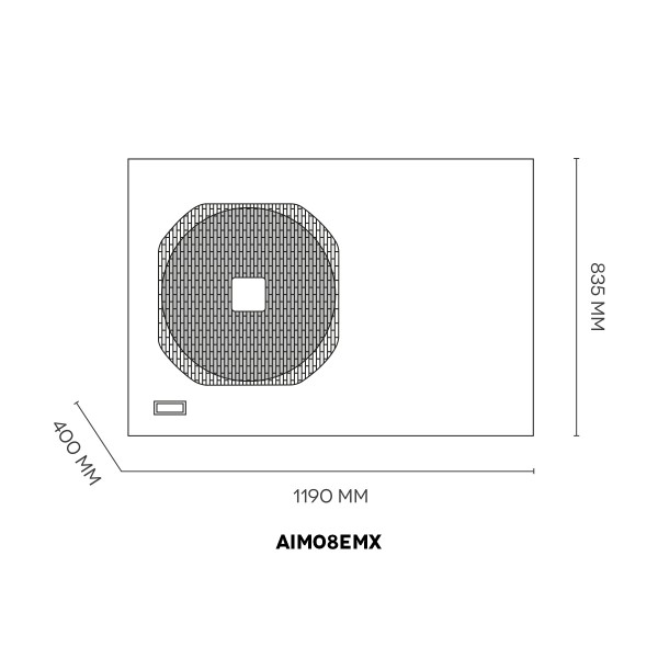 Wärmepumpe Monoblock Argo IM06EMX 6,0 KW Heizleistung