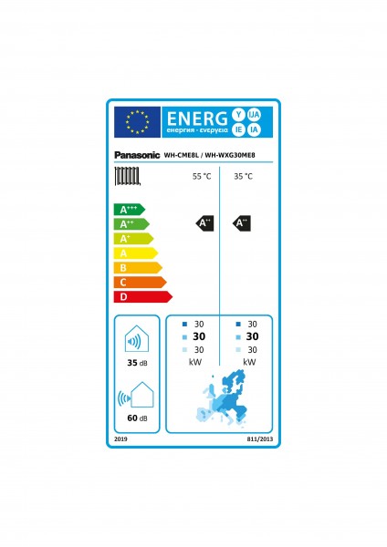 Panasonic Wärmepumpe Monoblock WH-WXG30ME8 T-Cap - R290 Natural Gas