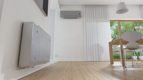 Fancoil Reverso SM200, Wandmontage schmales Gerät