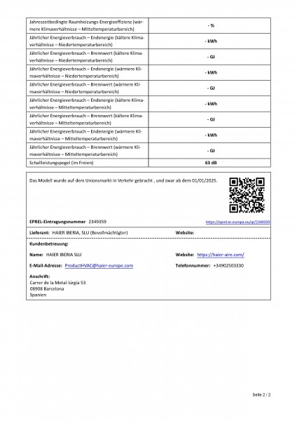 Wärmepumpe Hydrauliksplit Haier 12 KW 3Ph SET, R290, inkl. Inbetriebnahme