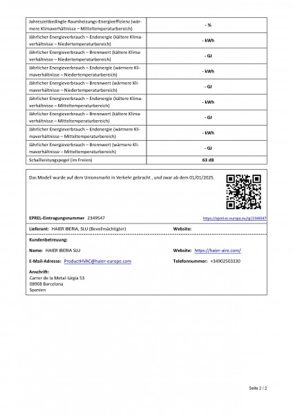 Wärmepumpe Hydrauliksplit Allin Haier 12 KW SET, 3Ph, R290, inkl. Inbetriebnahme